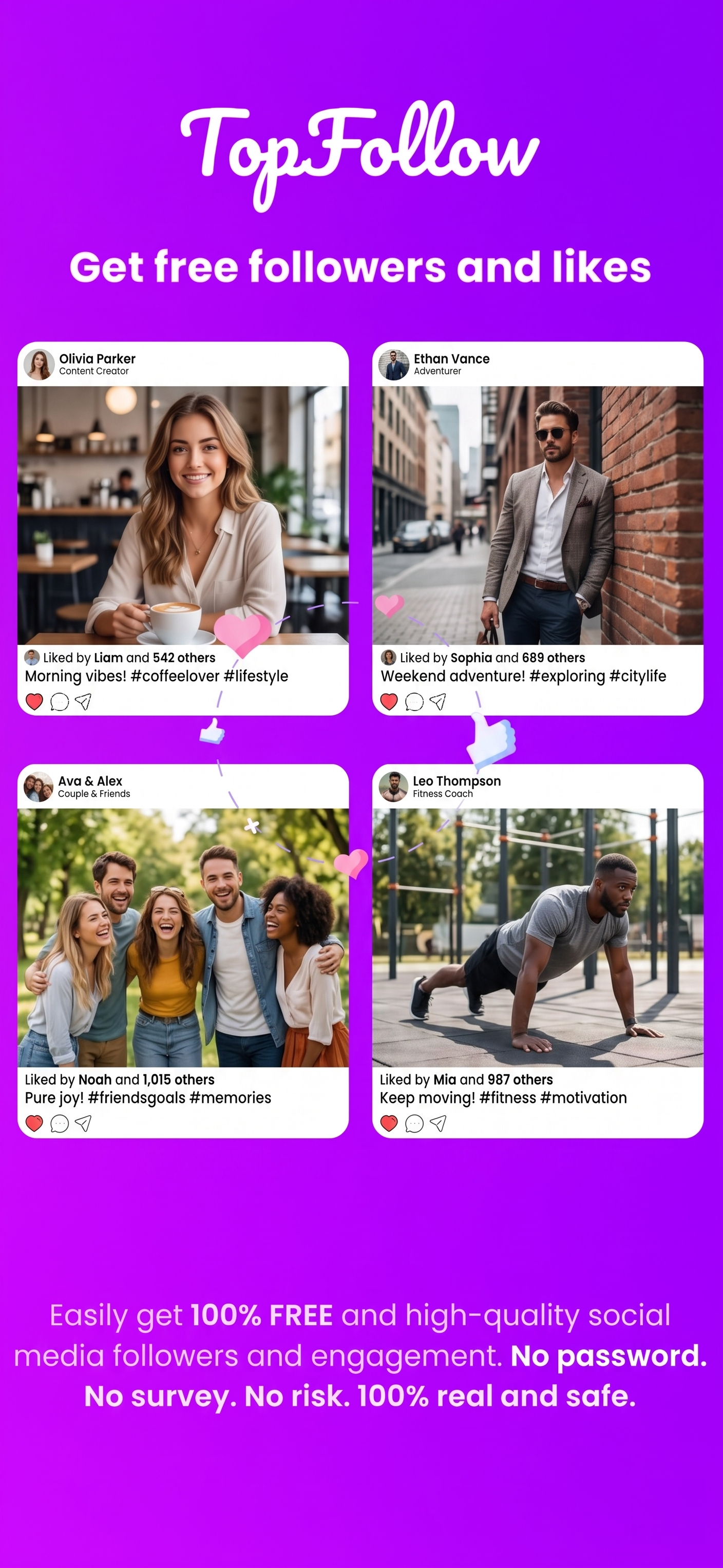 Topfollow Instagram followers and likes preview