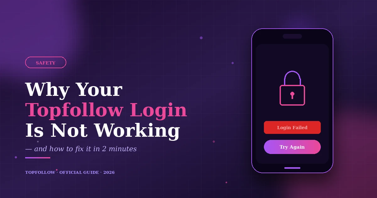 Why Your TopFollow Login Is Not Working and How to Fix It